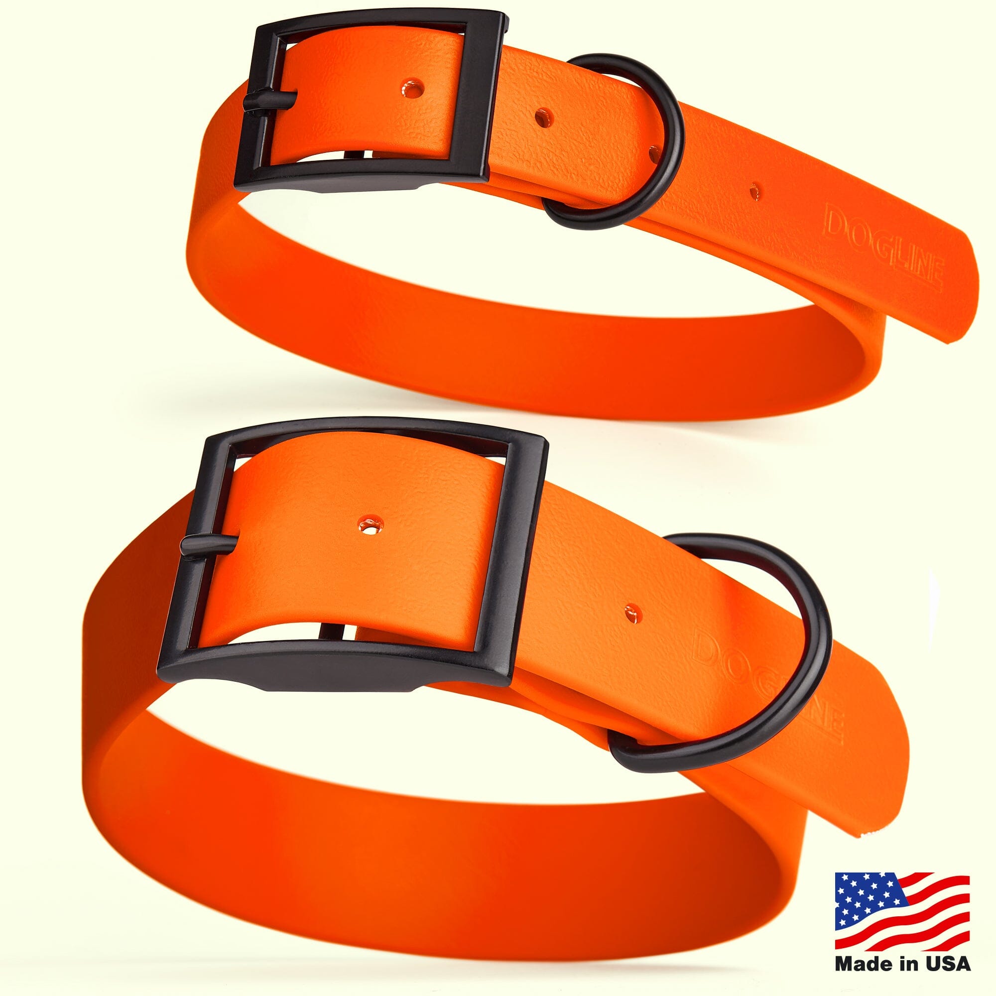 Biothane Waterproof Dog Collar - Medium (15 to 18 inches)