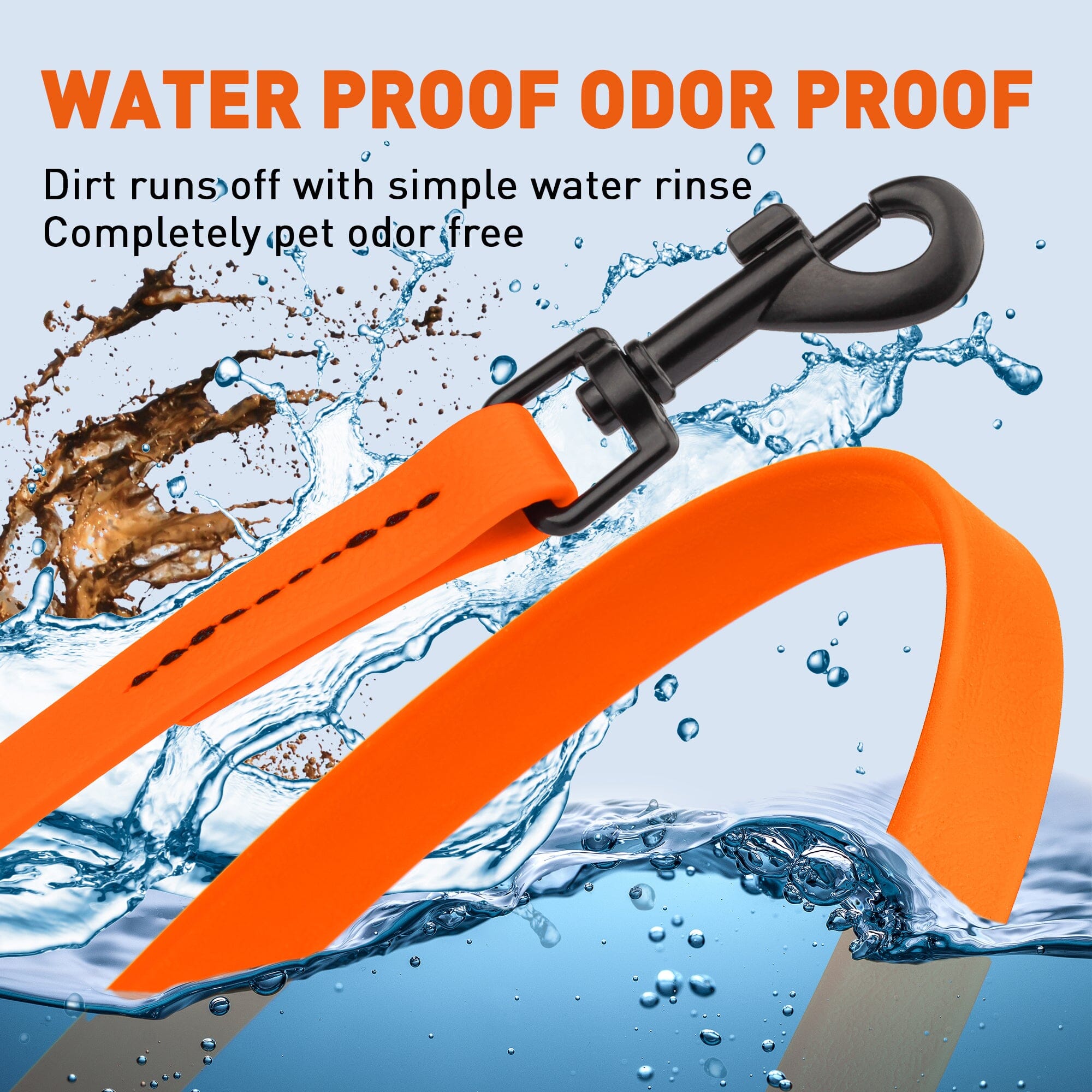 Biothane Waterproof Dog Leash 6 ft