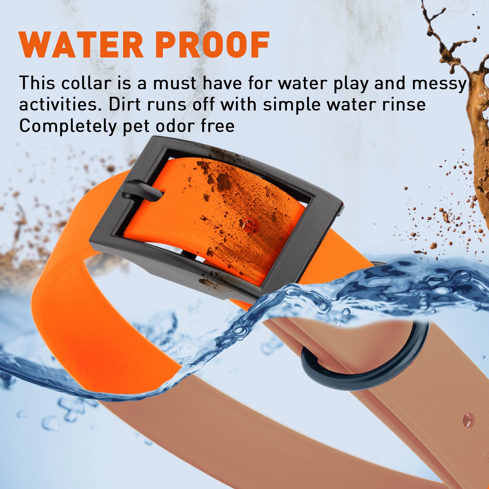 Biothane Waterproof Dog Collar - X-Large (22 to 25 inches)