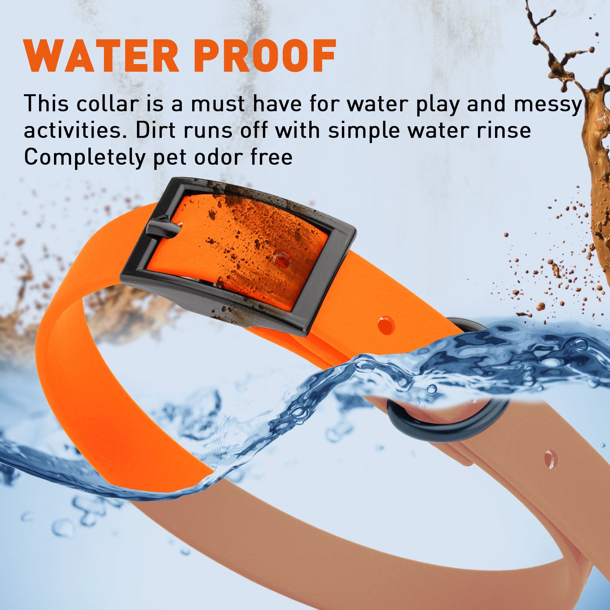 Biothane Waterproof Dog Collar - Small (12 to 15 inches)