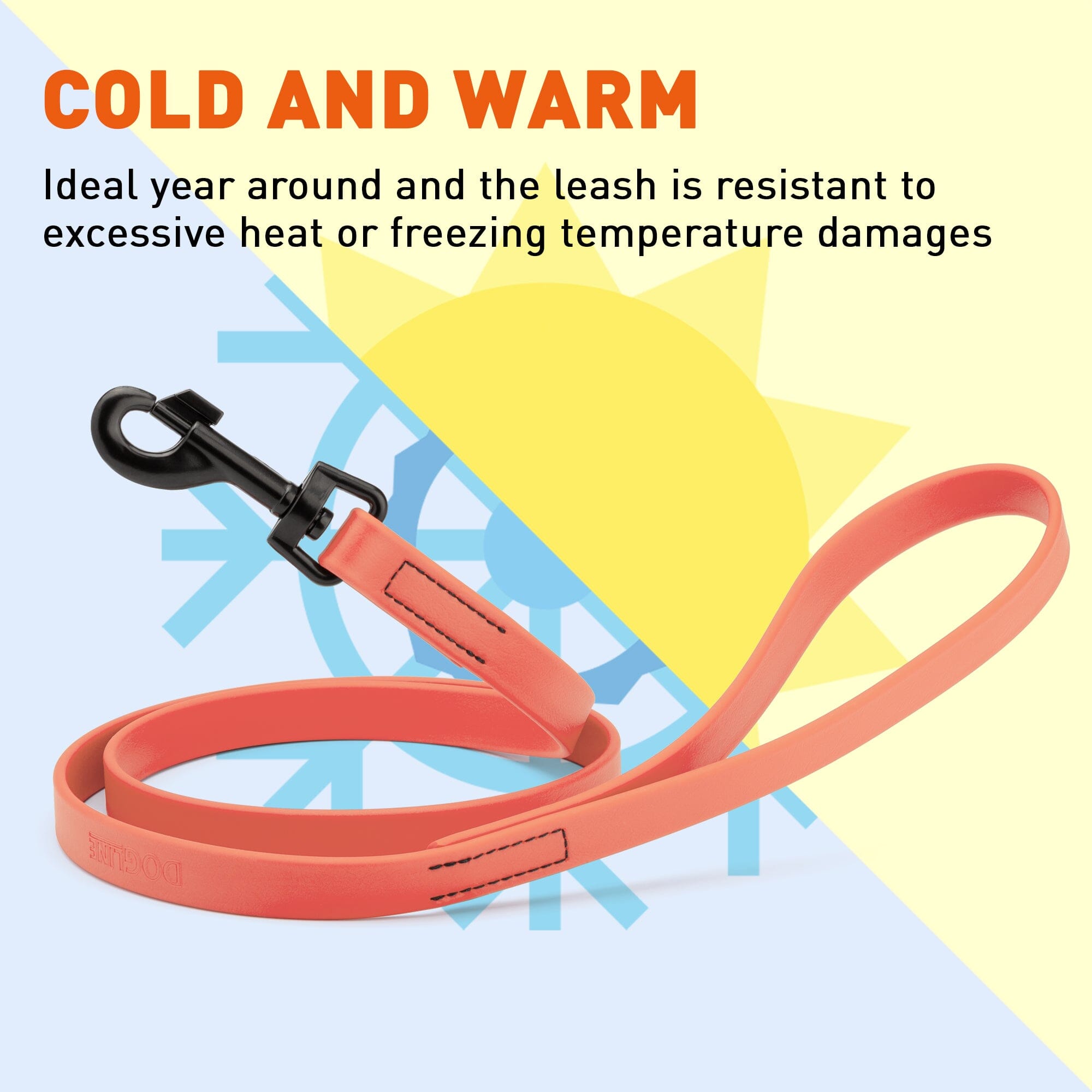 Biothane Waterproof Dog Leash 6 ft