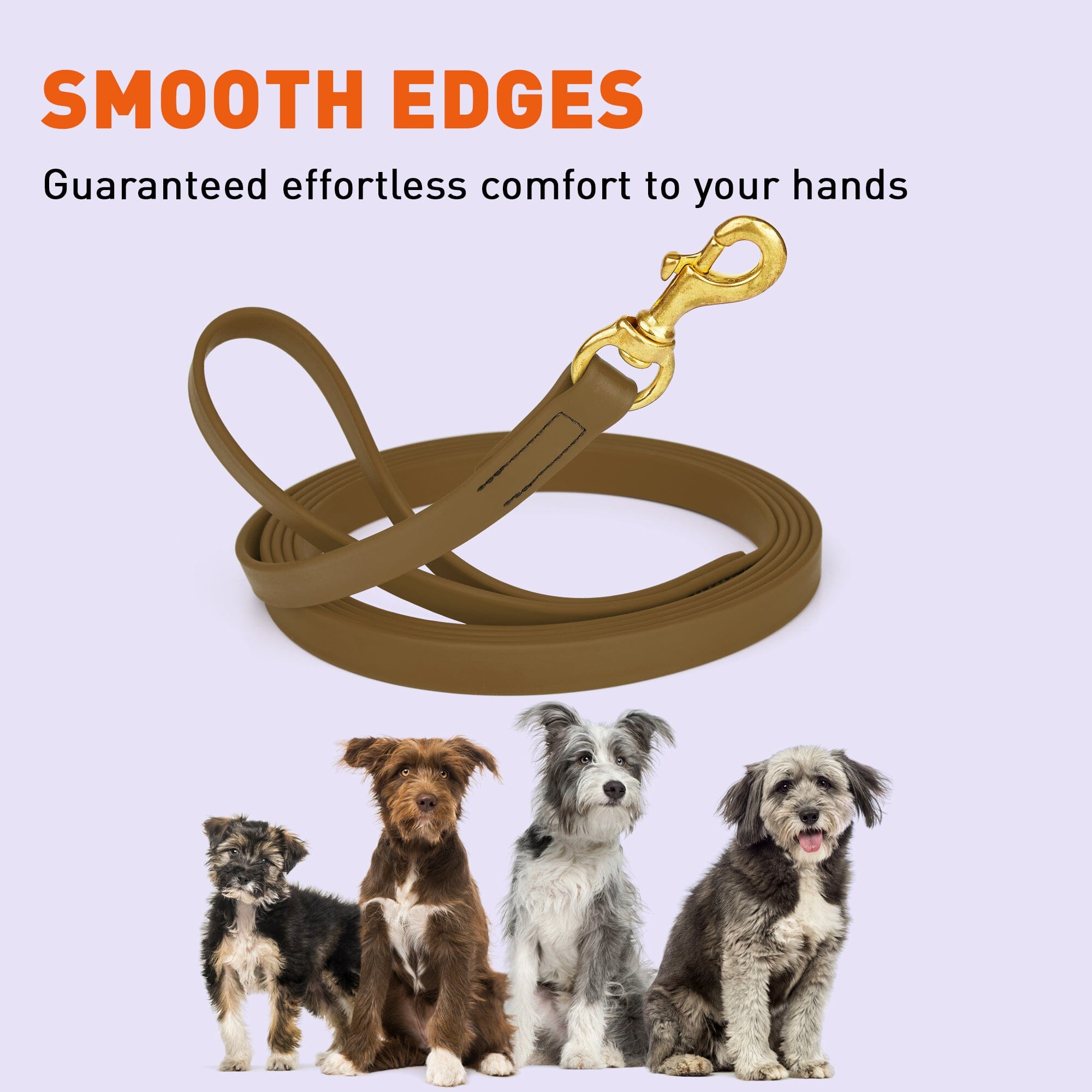 Viper Biothane Long Line 15 ft Lead with Brass Hardware