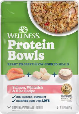Wellness Protein Bowls Dog Salmon, Whitefish Adult (6.2oz)