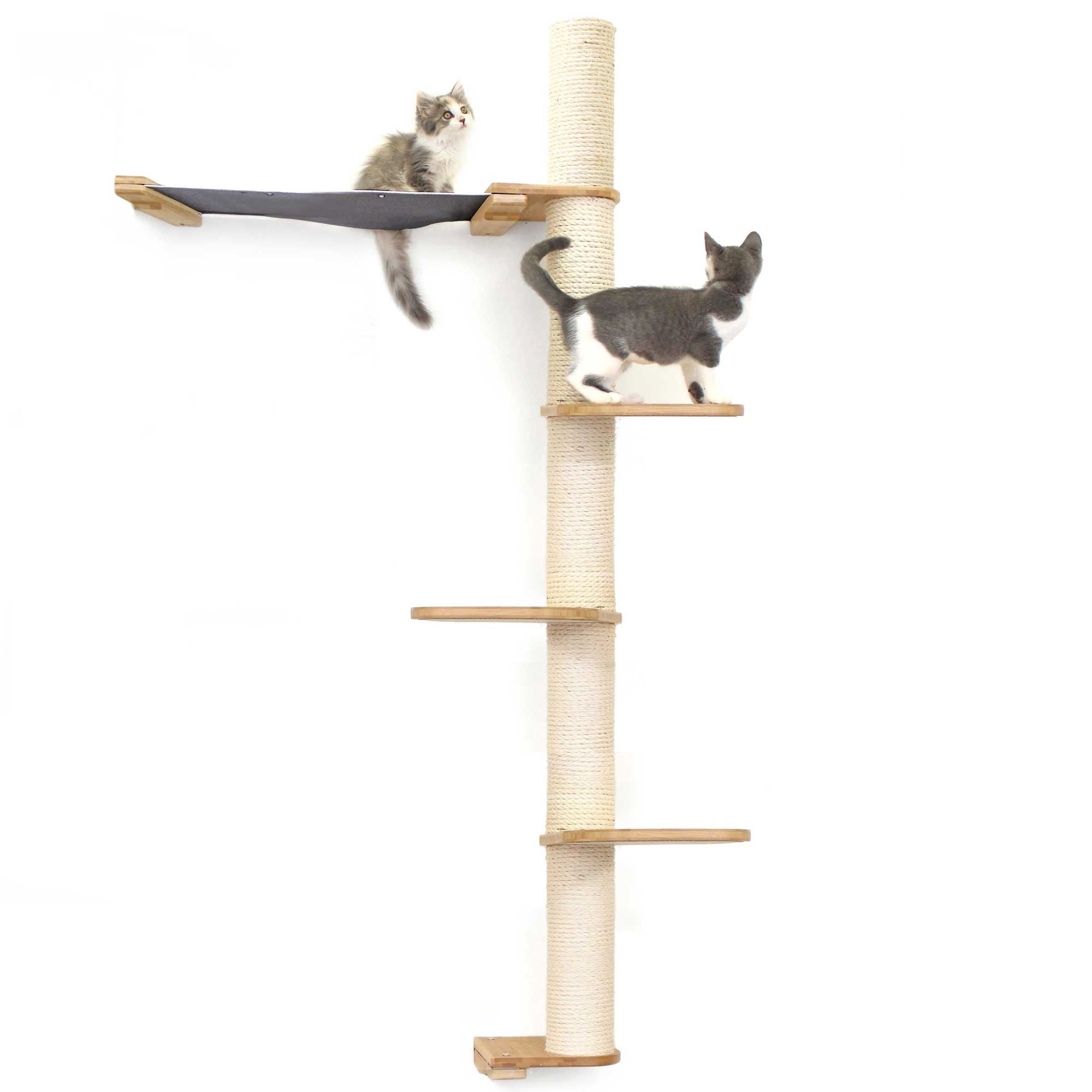 The Crow's Nest - A Wall Cat Scratcher with Hammock