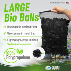 Bio Balls Filter Media - 1.5 Inch Large Bio Ball for Pond Filter - Perfect Bio Balls for Pond Filter Media – Made in The USA