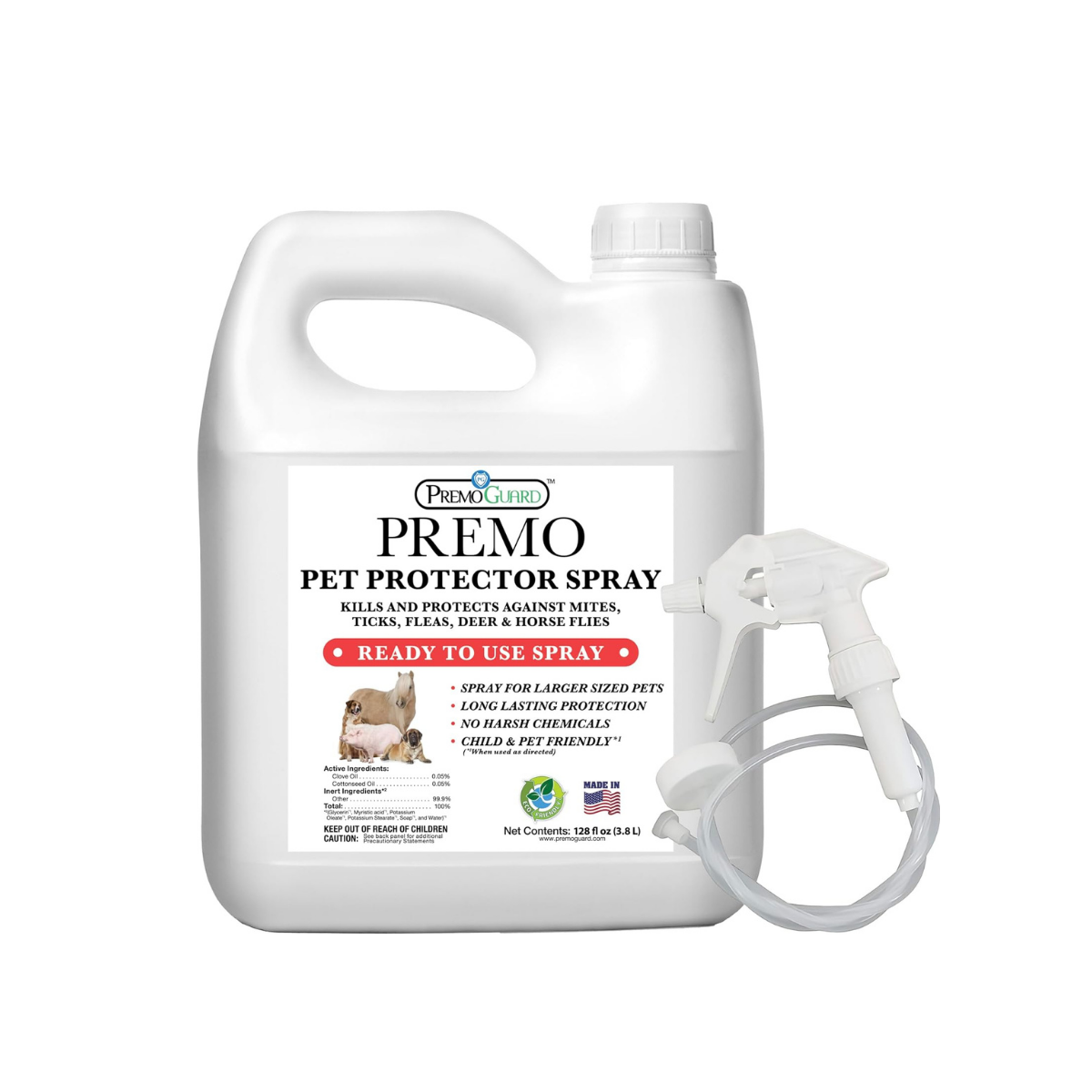 Pet Protector Spray | Plant Based Non-Toxic | Premo Guard