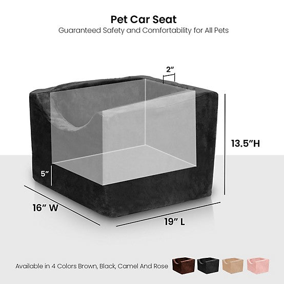 Precious Tails High Density Foam Pet Booster Seat | GRAY / 16"