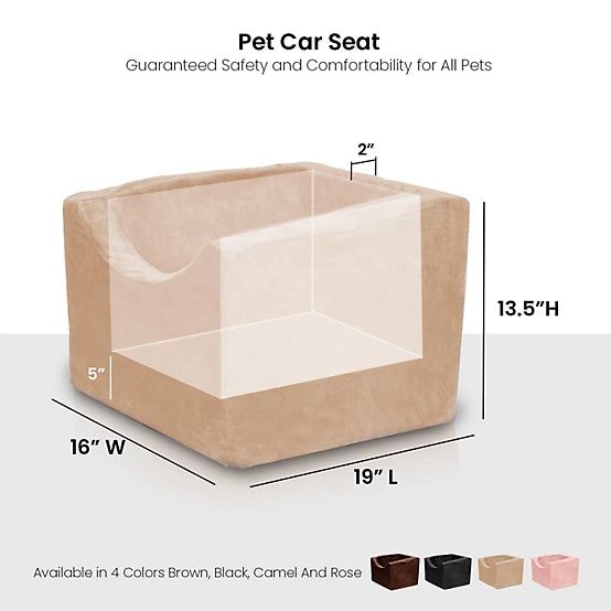 Precious Tails High Density Foam Pet Booster Seat | CAMEL / 16"