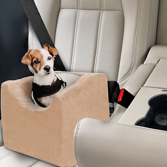 Precious Tails High Density Foam Pet Booster Seat | CAMEL / 16"