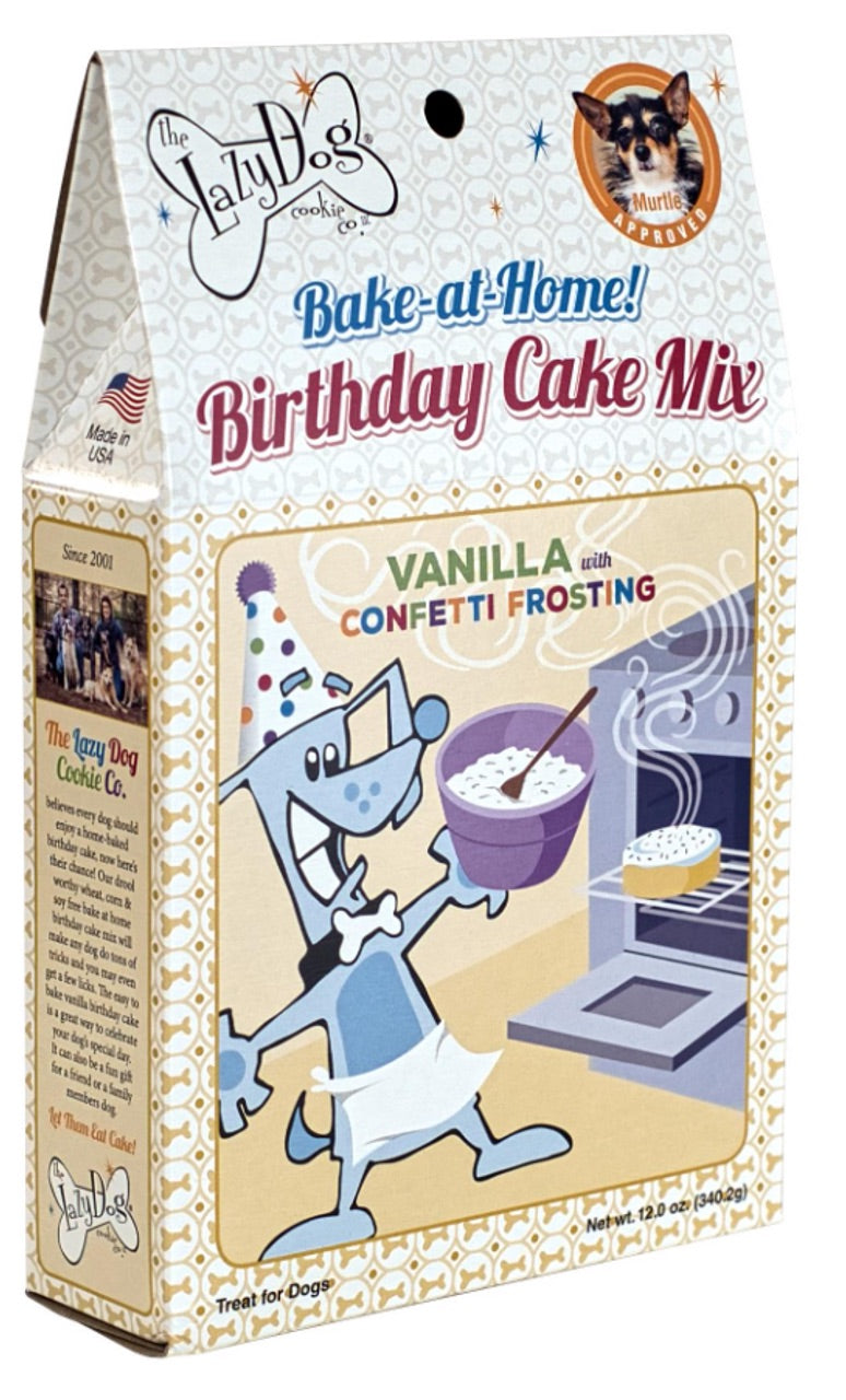 Lazy Dog Birthday Cake Mix Yellow (12oz)