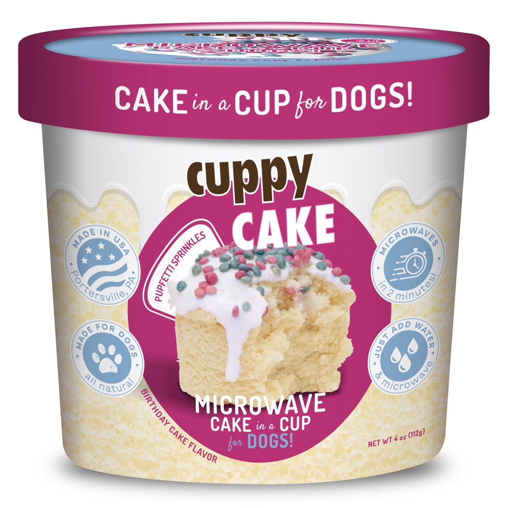 Puppy Cake Cuppy Cake Birthday Cake Flavor with Pupfetti Sprinkles (4oz)