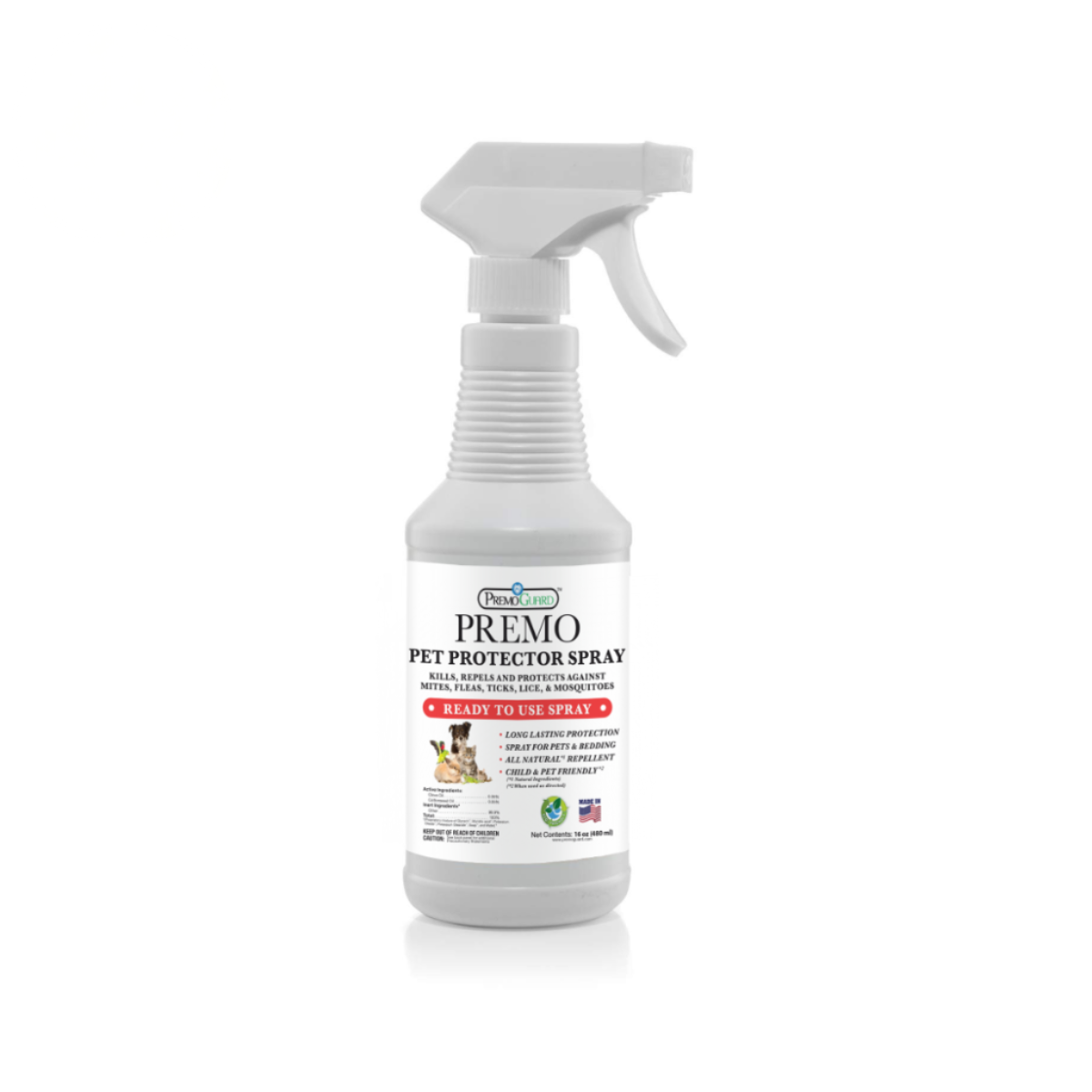 Pet Protector Spray | Plant Based Non-Toxic | Premo Guard