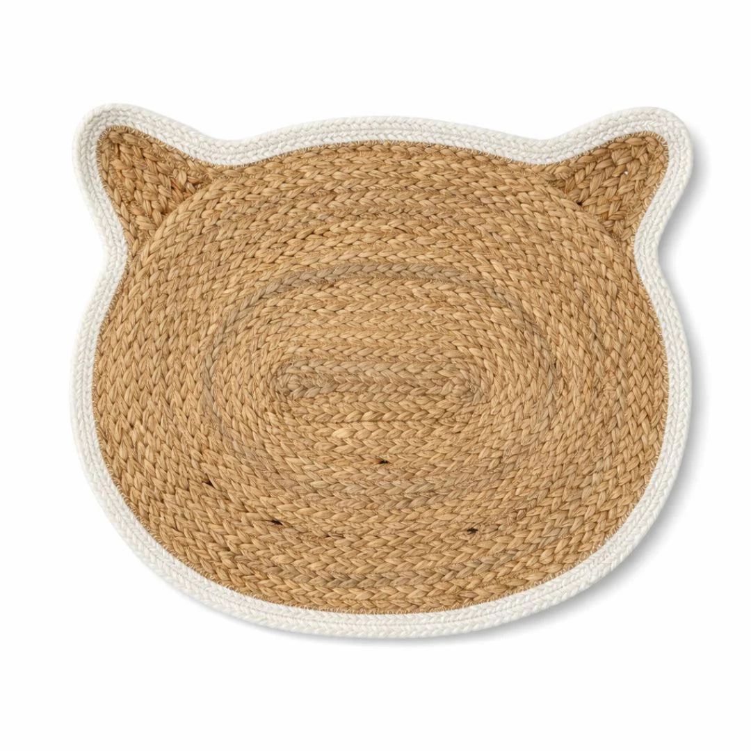 Park Life Designs Oscar Cat Placemat | White Edge