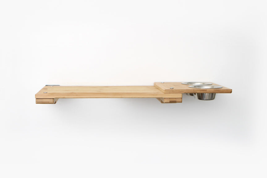 Wall Mounted Cat Feeding Shelf