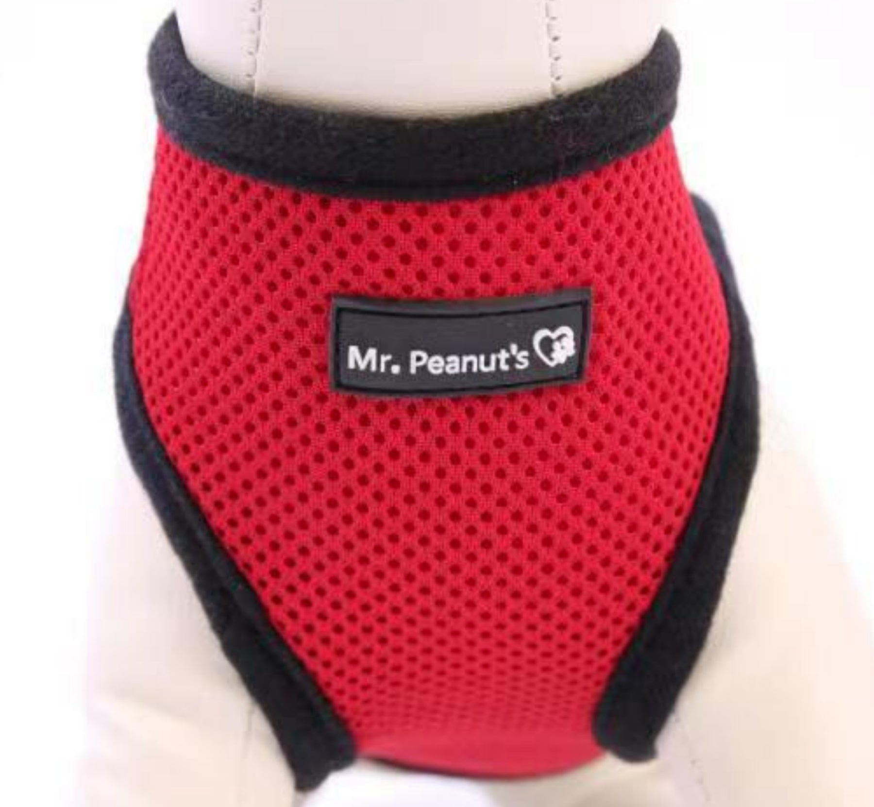 Mr. Peanut's PupTrek Soft Mesh Pet Harness with Matching Leash – Adjustable, Breathable, Choke-Free