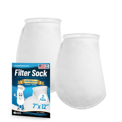 Aquatic Experts 7" Ring Aquarium Filter Sock 200 Micron for Saltwater & Reef Aquariums