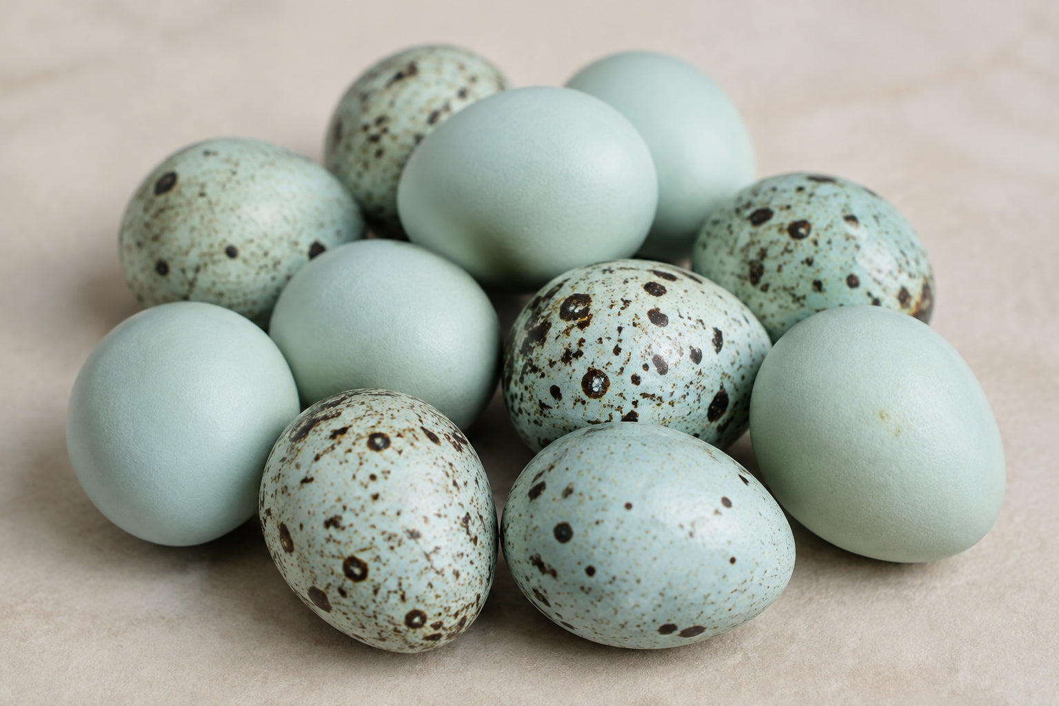 Jumbo Celadon Coturnix Hatching Eggs