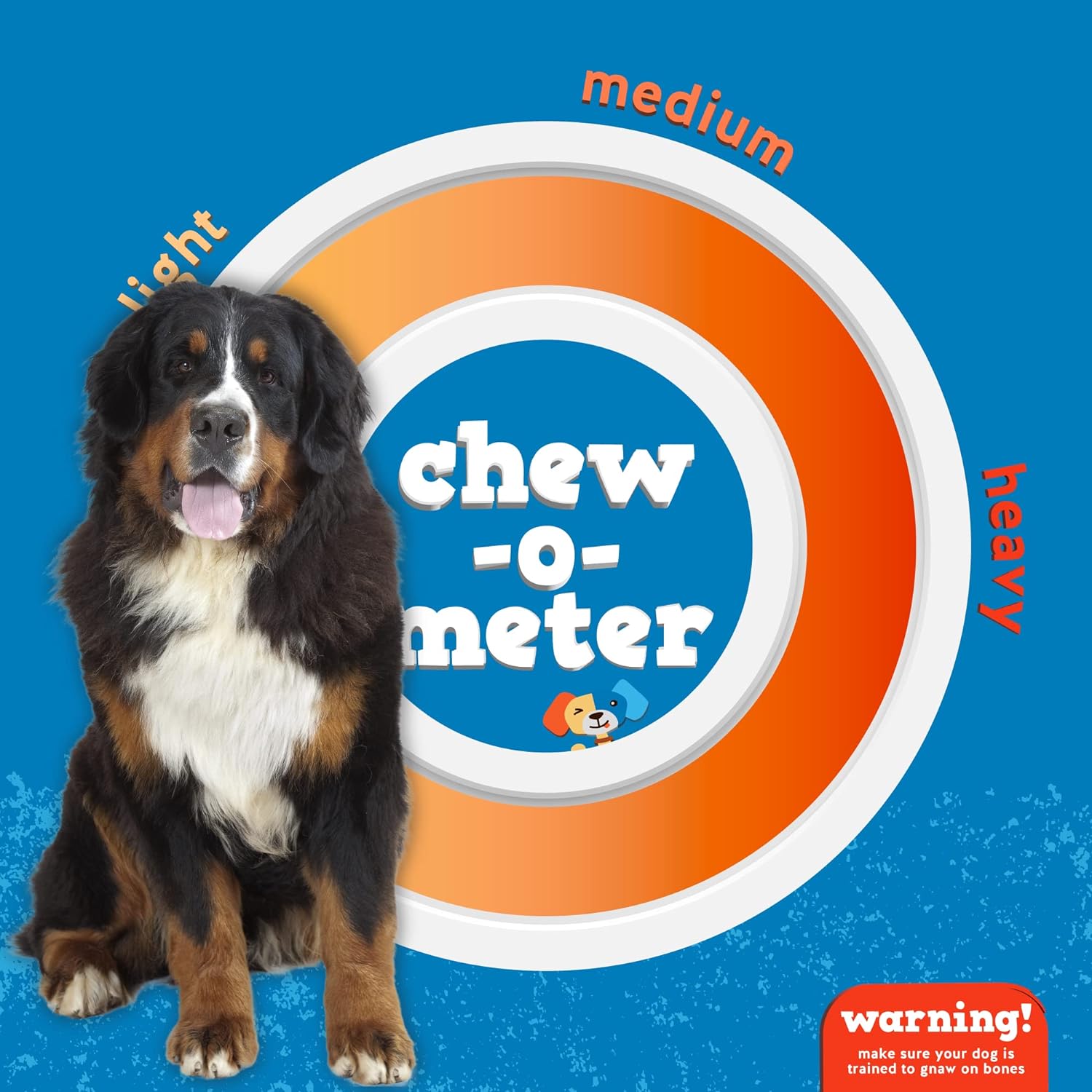 Jack & Pup Filled Dog Bone Bacon & Cheese Flavored Bones for Dogs (3-4 inch)