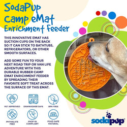 Camp eMat Enrichment Lick Mat With Suction Cups