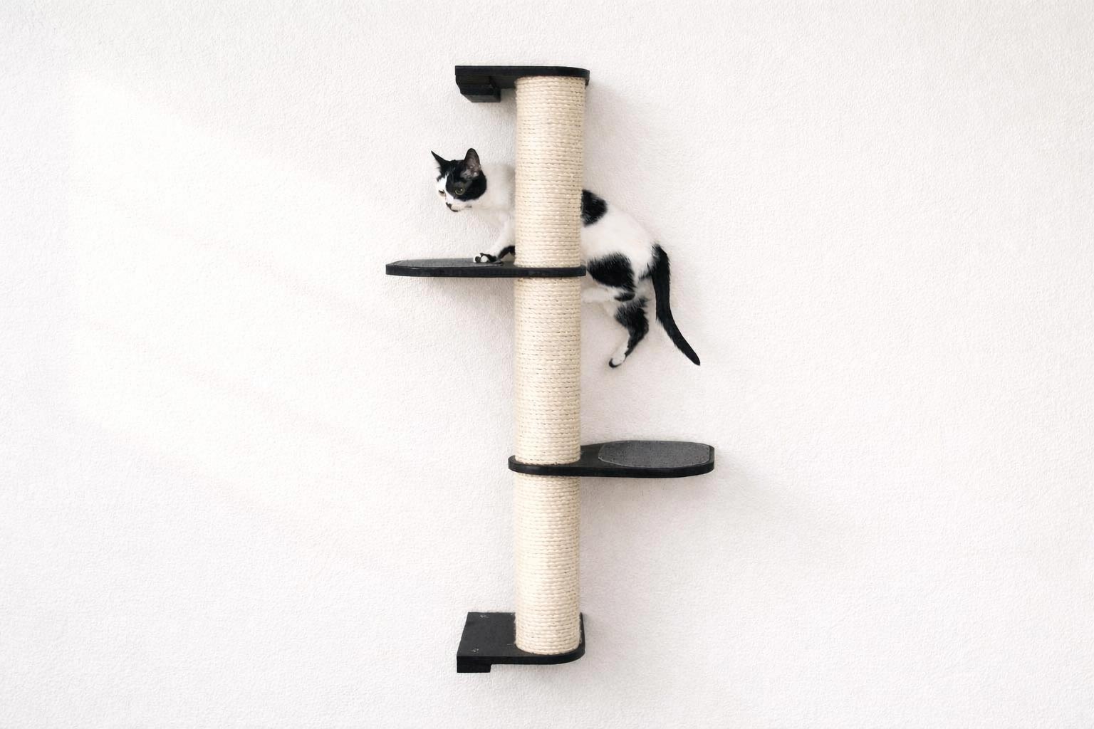 Wall Mounted Cat Climbing Pole - Sisal