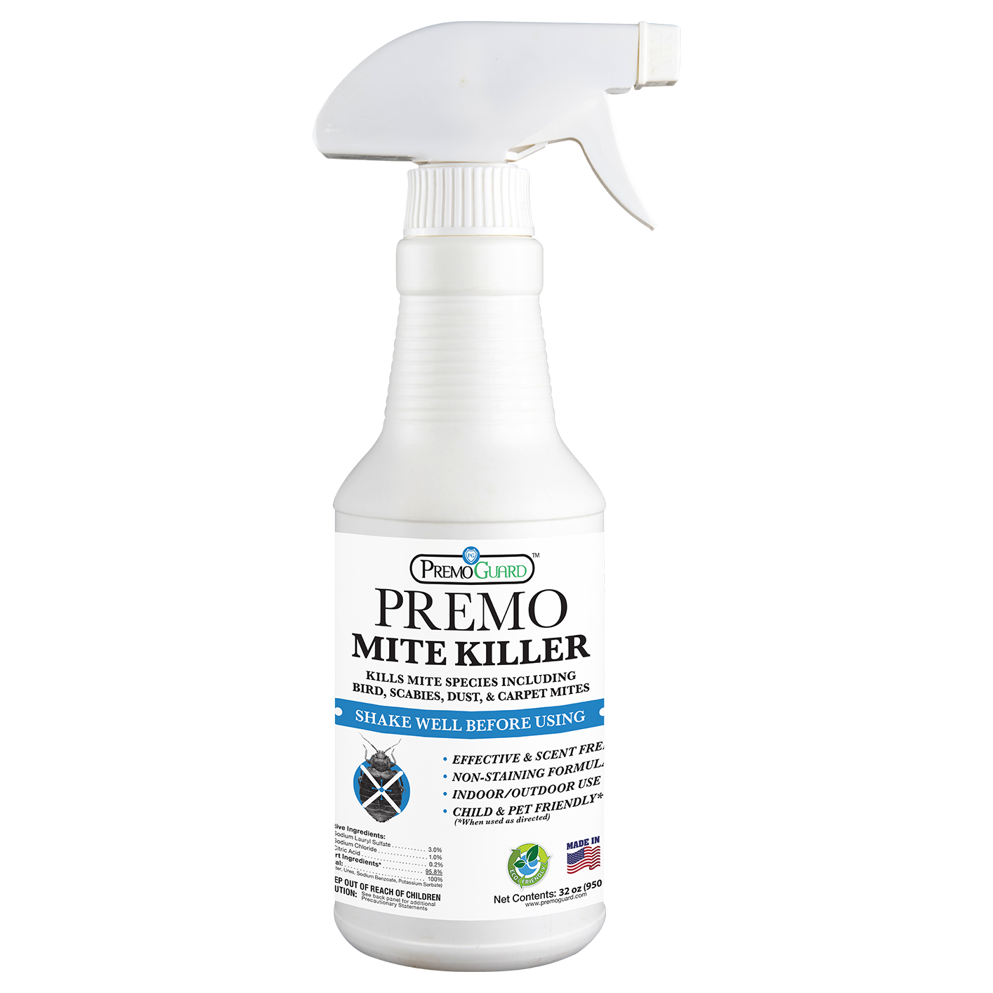 Mite Killer Spray | Natural & Non-Toxic | Premo Guard