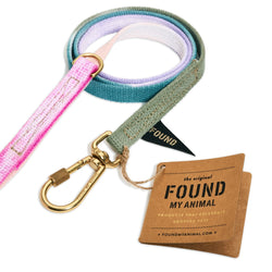 Found My Animal Jolie Webbing Cotton Dog Leash, 5 Ft