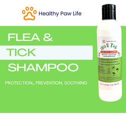 Healthy Paw Life's Flea and Tick Shampoo for Dogs and Cats - Powered by Natural Essential Oils