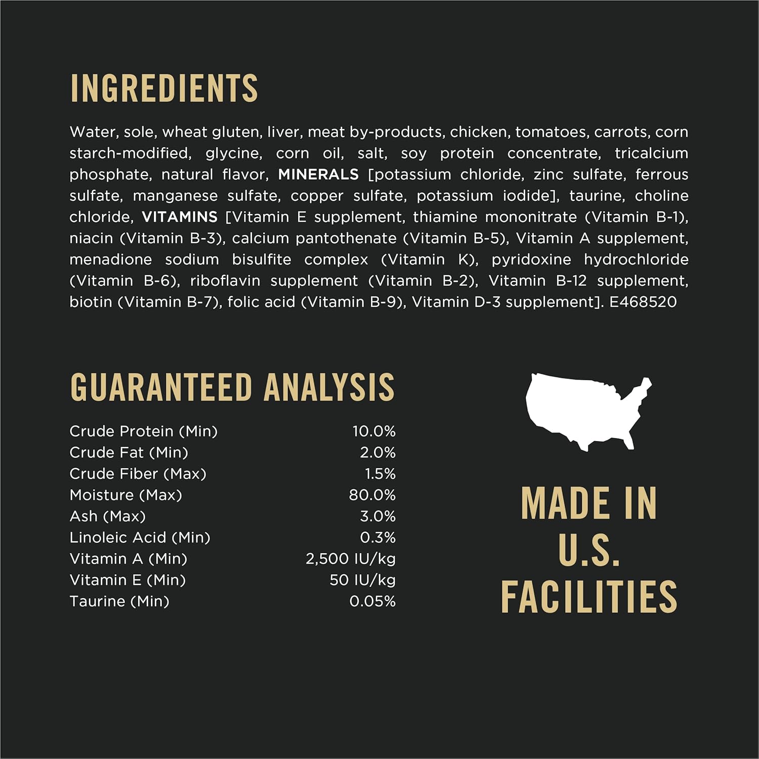 Pro Plan Complete Essentials Sole & Vegetables Entrée In Sauce Wet Cat Food (3oz)