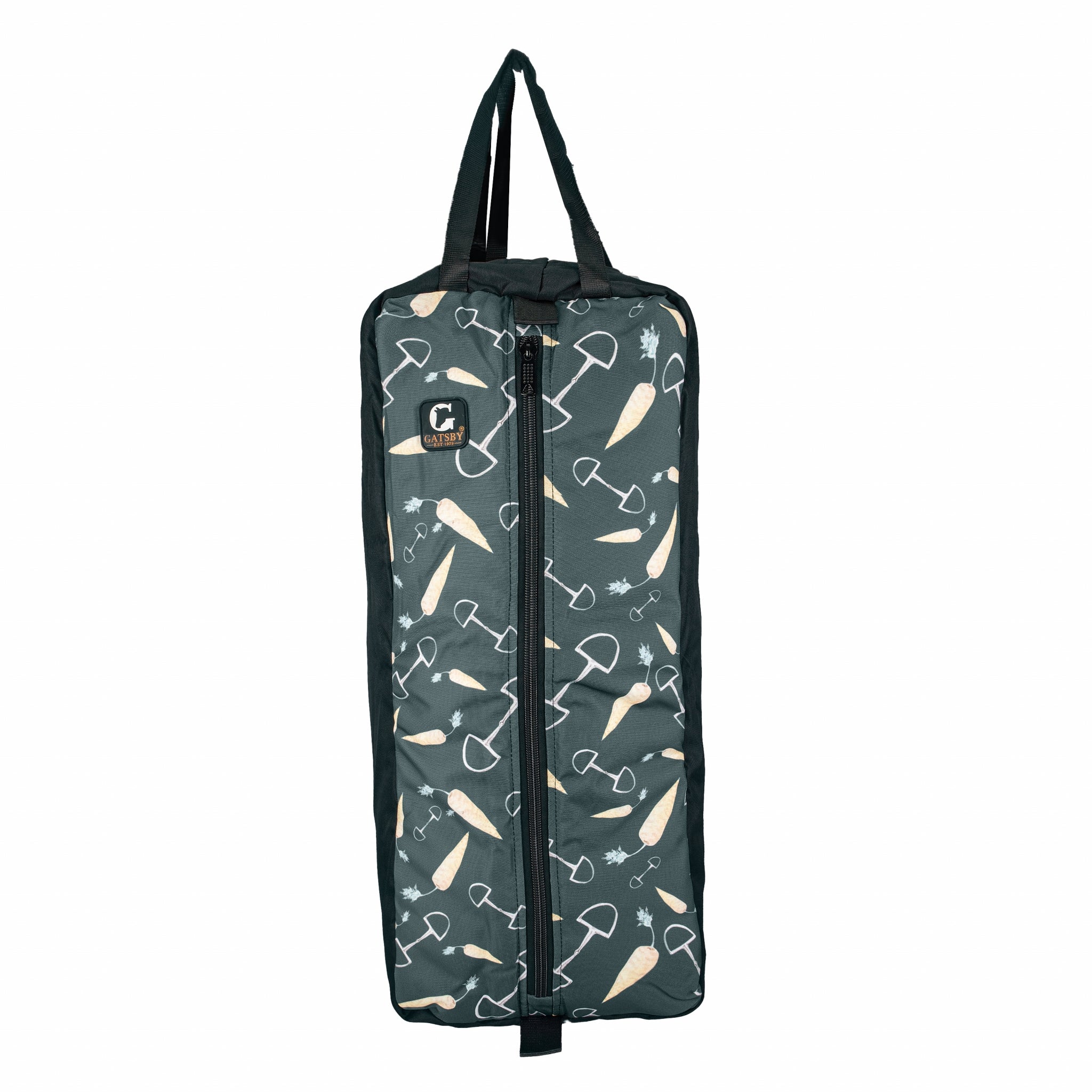 Gatsby Print Nylon Padded Bridle Halter Bag