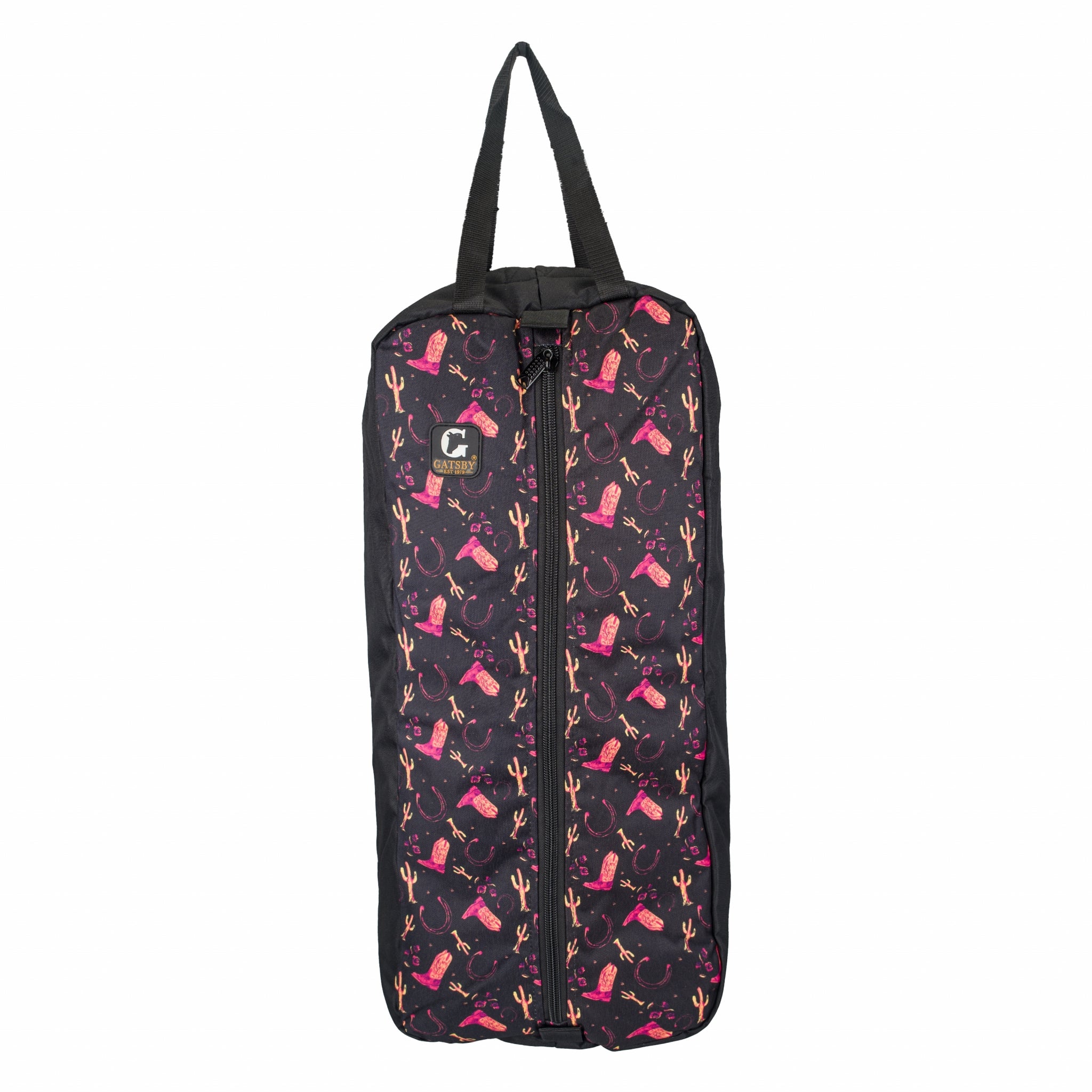 Gatsby Print Nylon Padded Bridle Halter Bag