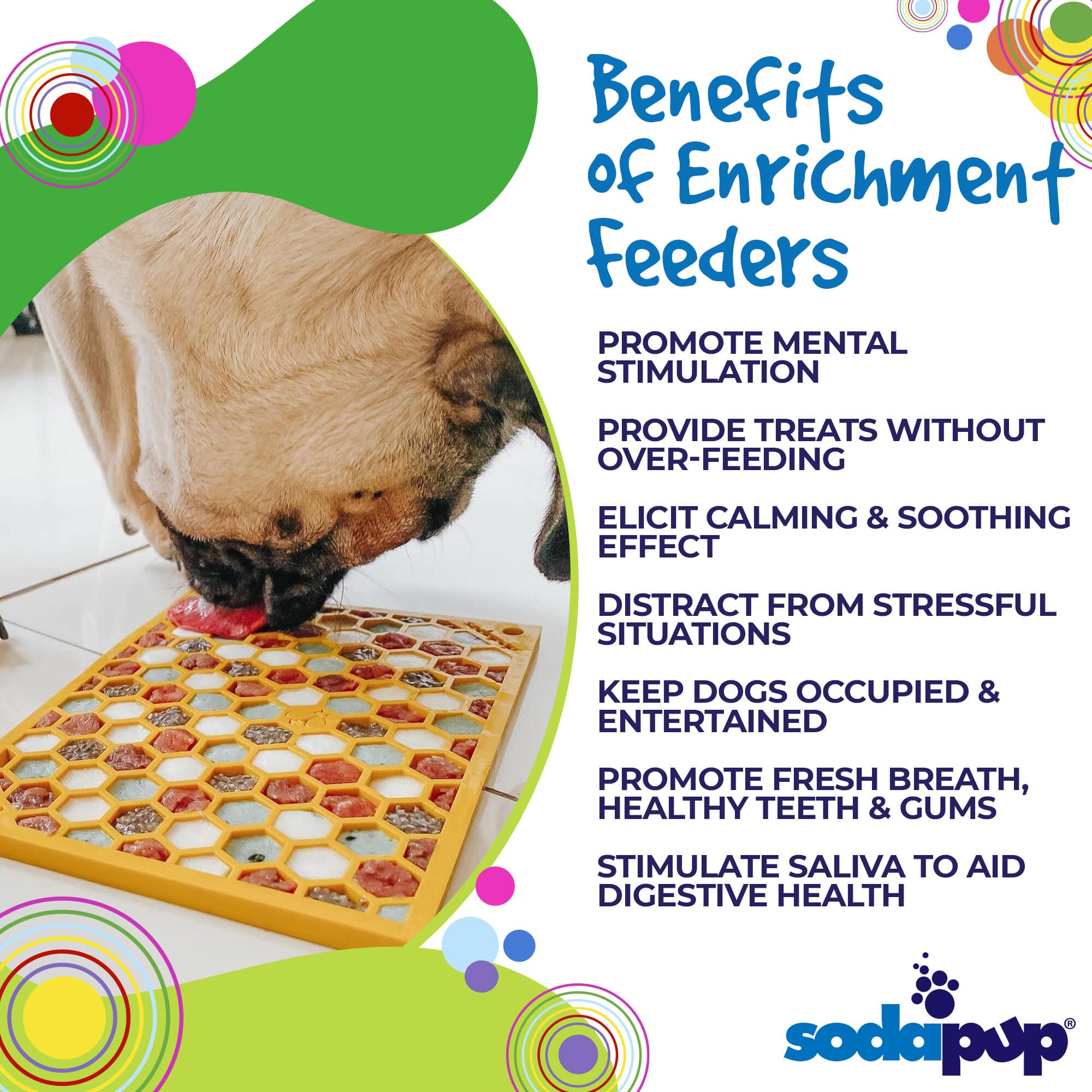 Honeycomb Design Emat Enrichment Lick Mat