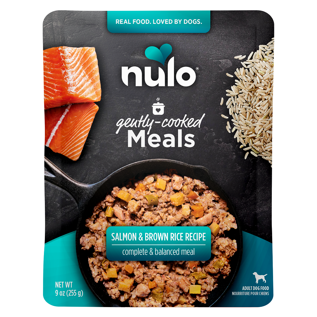 Nulo Dog Gently Cooked Salmon & Brown Rice Pouch (9oz)