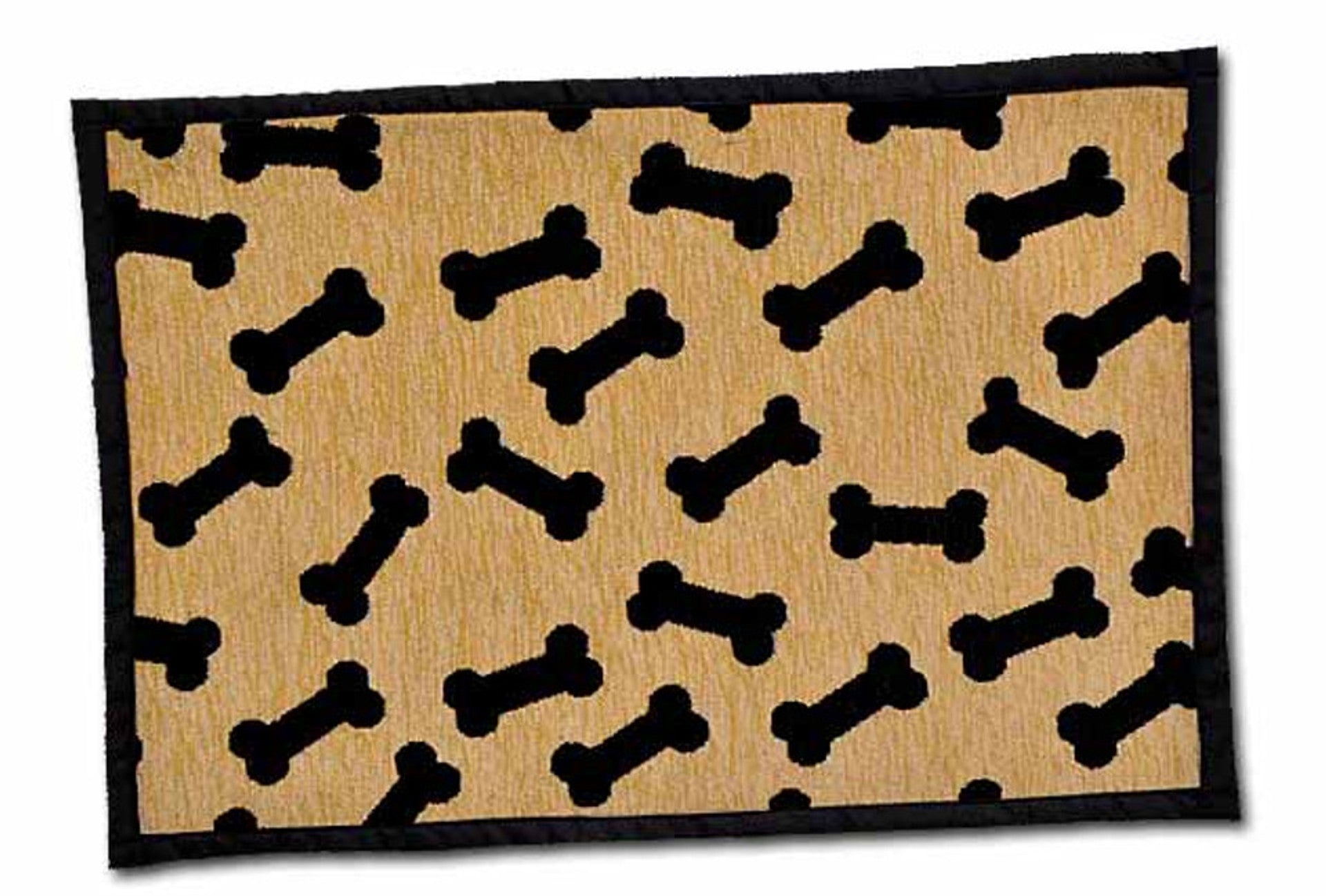 Loving Pets Mat Bella Bones Chenille Fashion Mat Black