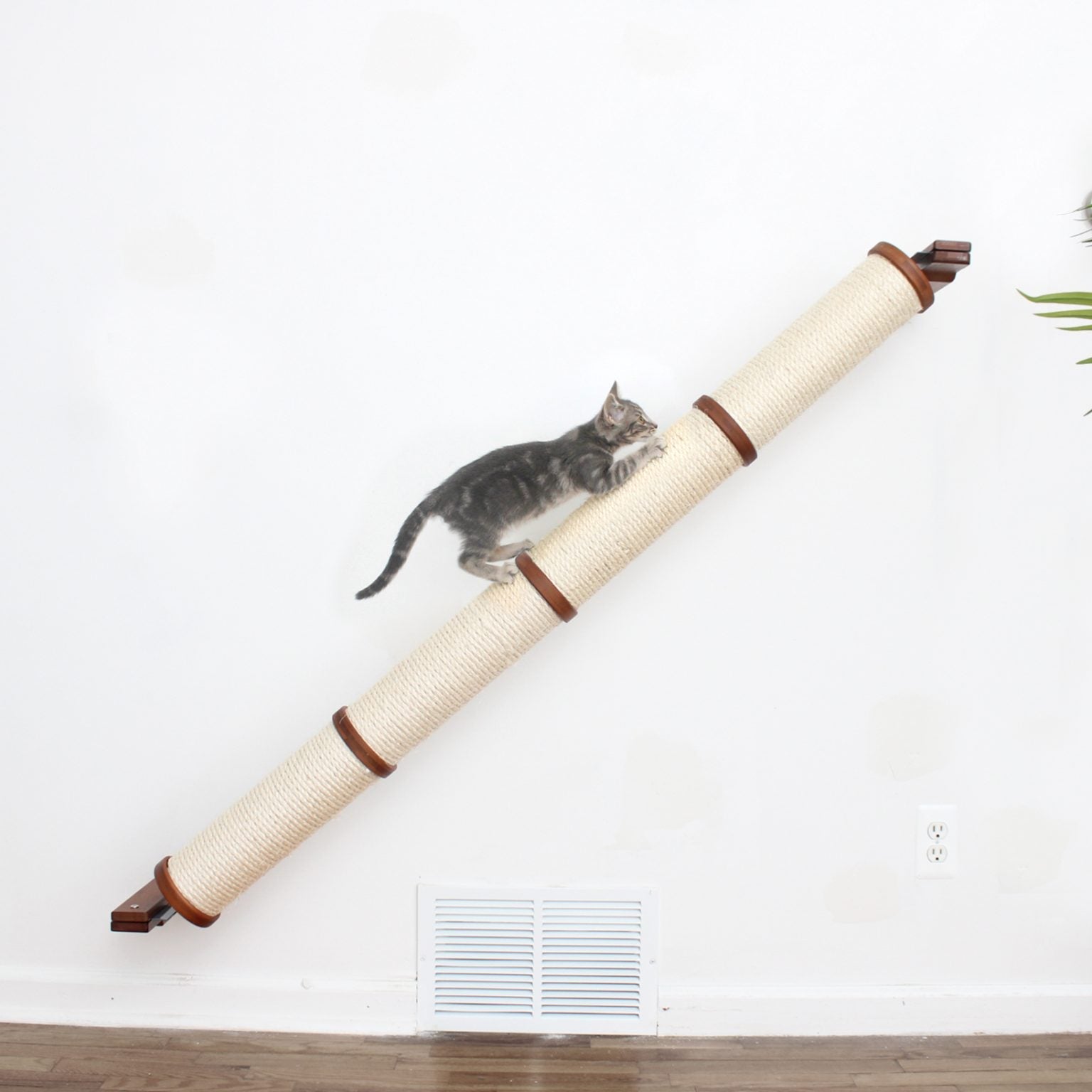 Slanted Cat Scratcher for Wall