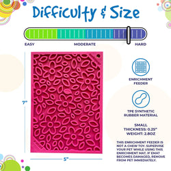 Flower Power Design eMat Enrichment Lick Mat