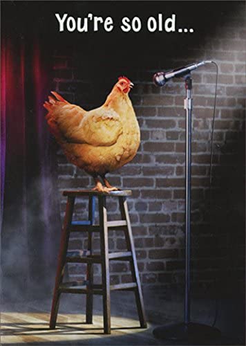 Avanti Stage Chicken (New Verse) Greeting Card