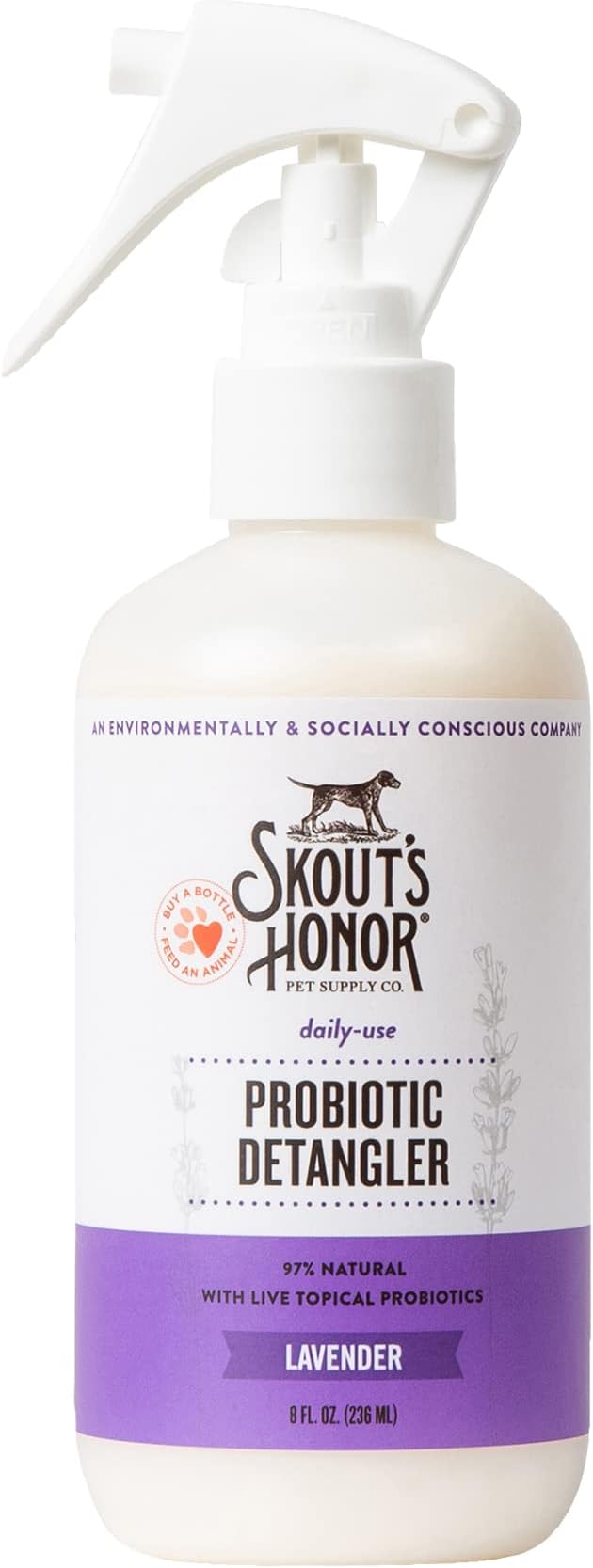 Skout's Honor Dog Probiotic Detangler Lavender (8oz)