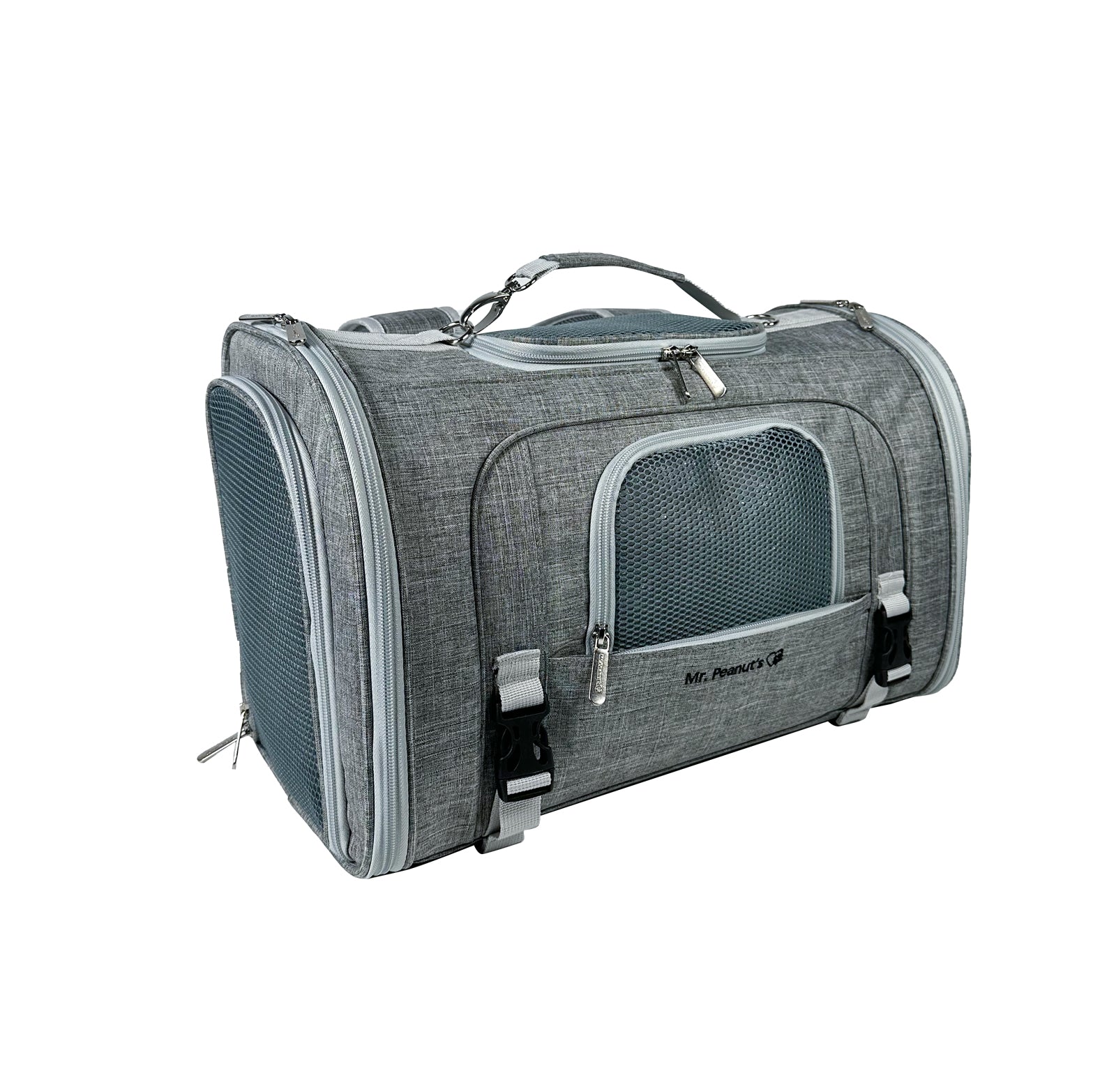 Mr. Peanut's Monterey Series Airline Compliant Horizontal Backpack Pet Carrier