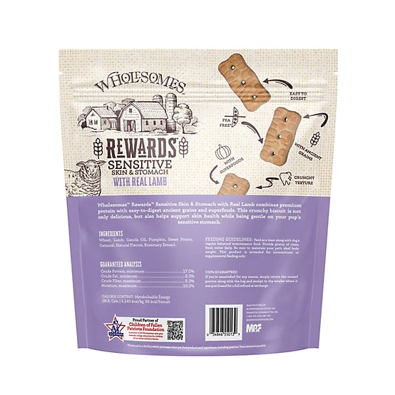 Wholesomes Sensitive Skin & Stomach Lamb (3lb)