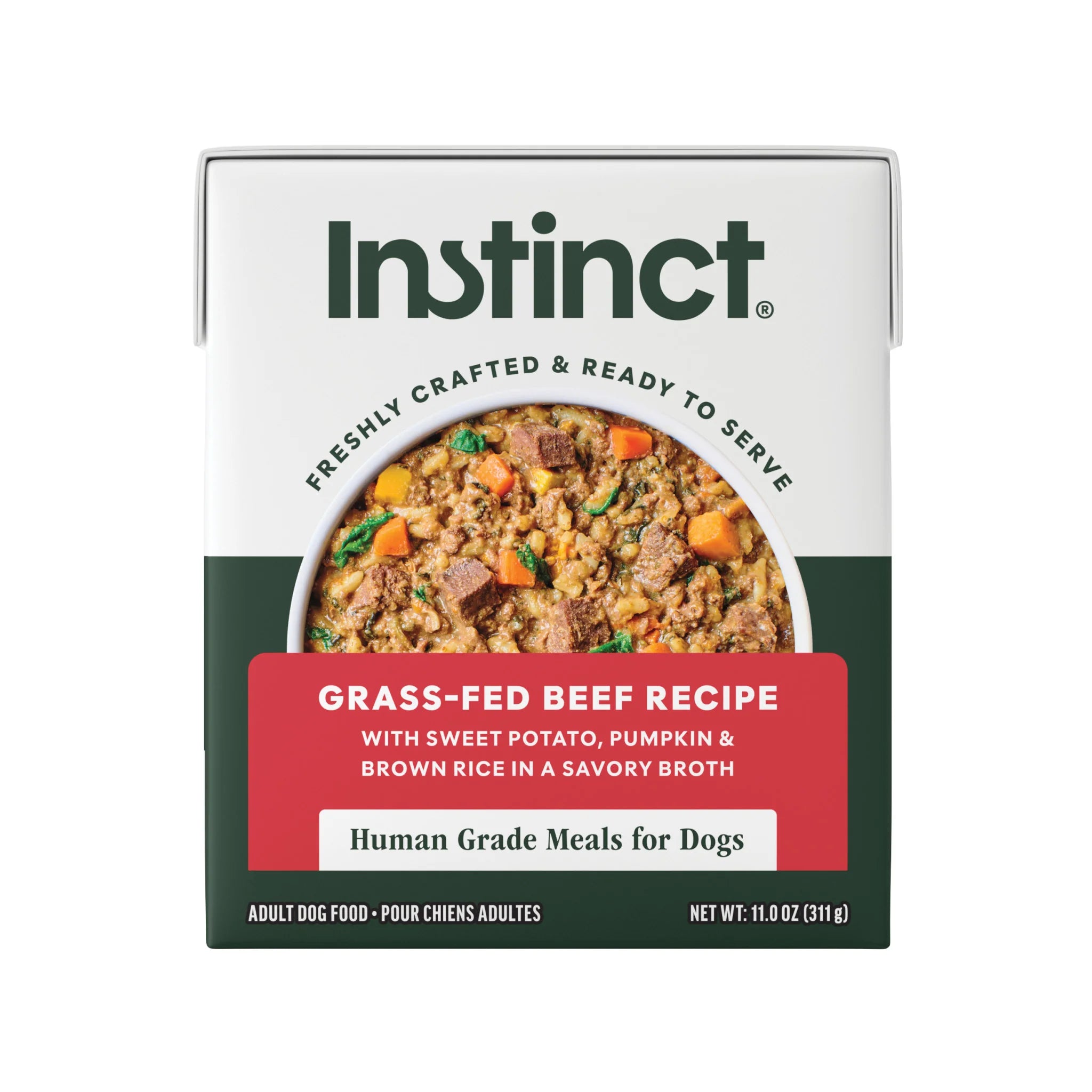 Instinct Freshly Crafted Meals Dog Beef Adult (11oz)