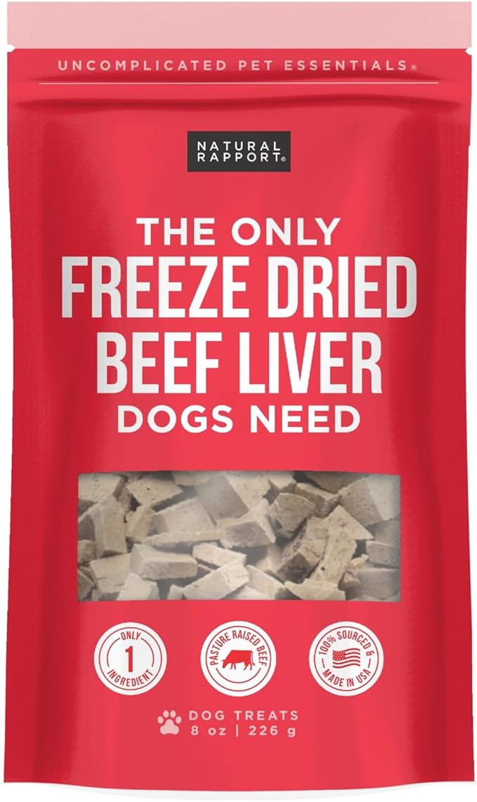 Natural Rapport The Only Freeze Dried Beef Liver Dogs Need (4oz)