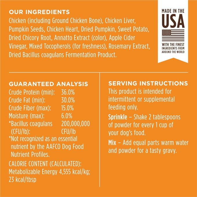 Instinct Raw Boost Gut Health Shakers For Dogs (5.5oz)