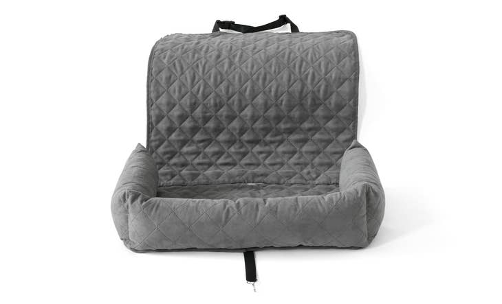 Precious Tails Bolster Car Seat Cover | GRAY