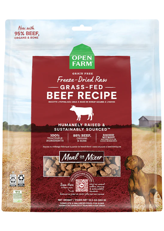 Open Farm Dog Freeze Dried Morsels Beef