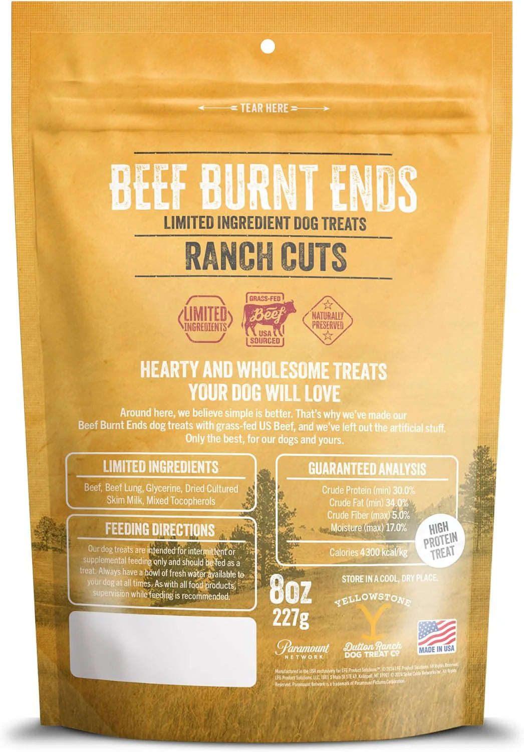 Yellowstone Ranch Cuts Burnt Ends Beef (8oz)