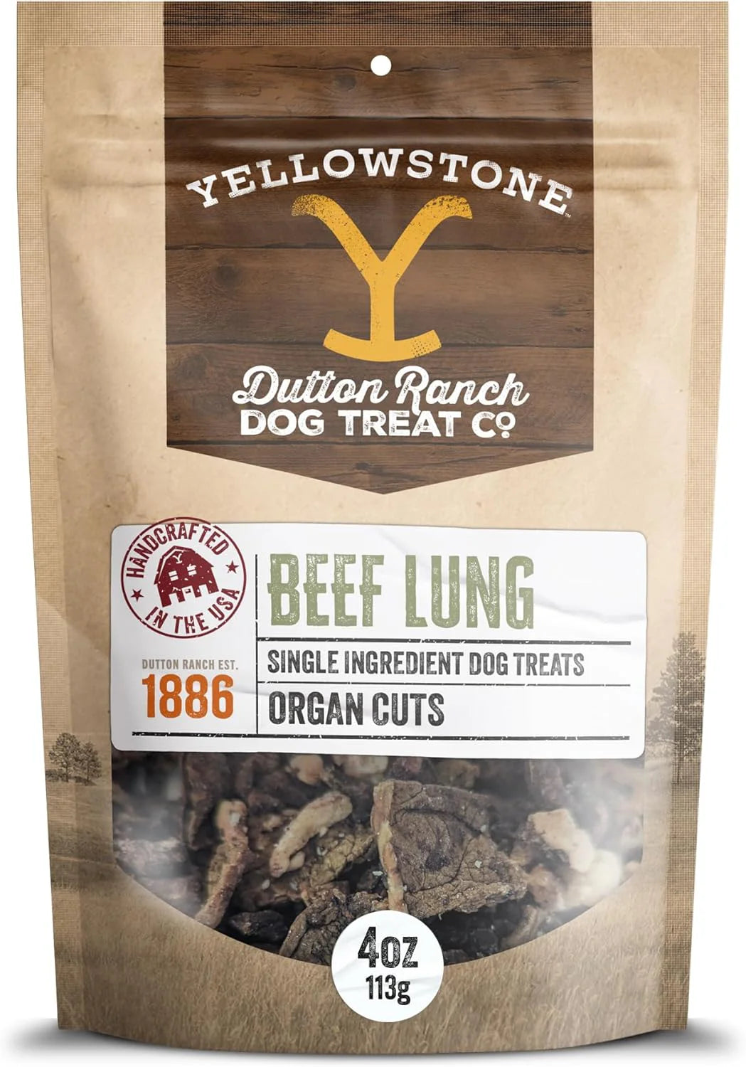 Yellowstone Organ Cuts Beef Lung (8oz)