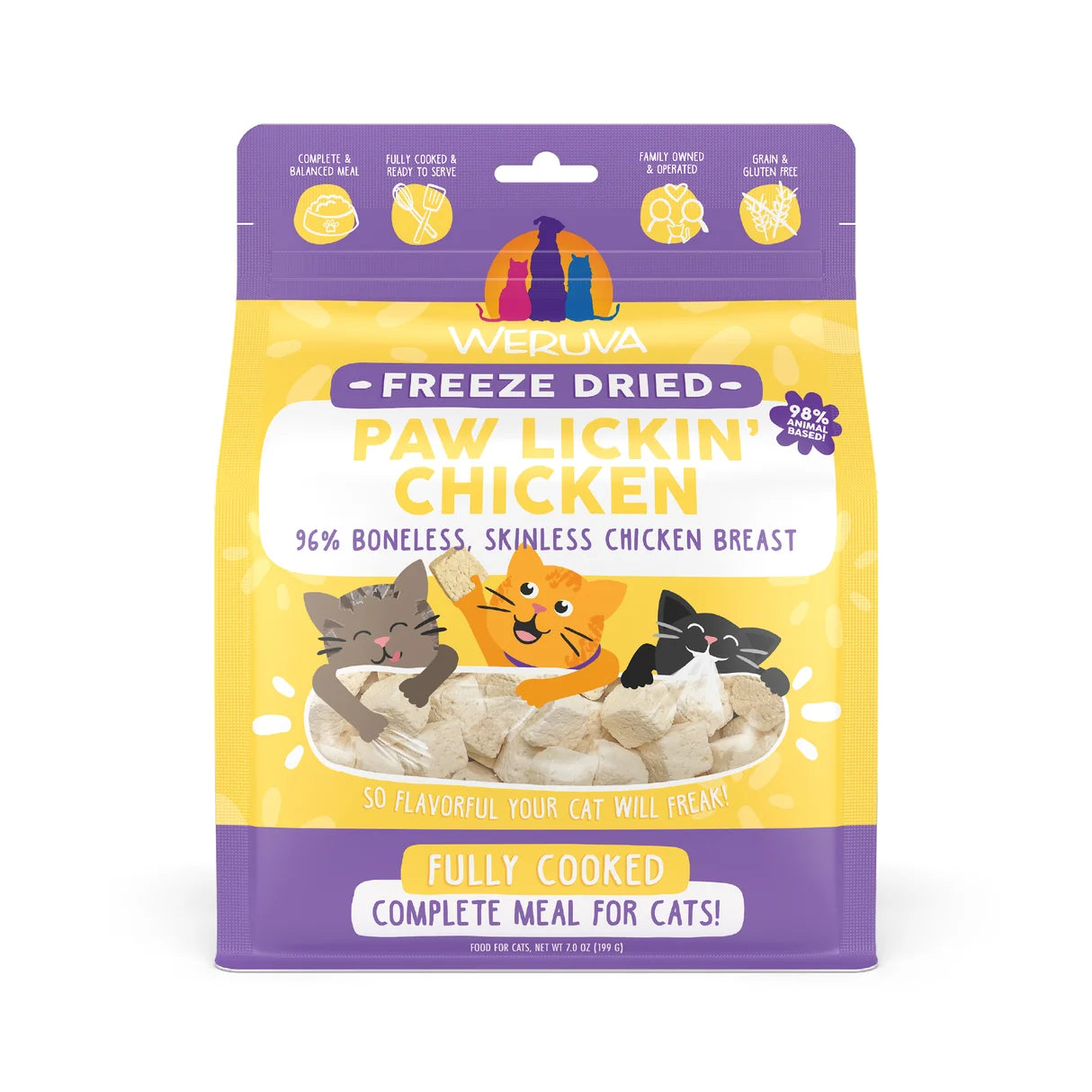 Weruva Cat Freeze Dried Paw Lickin' Chicken