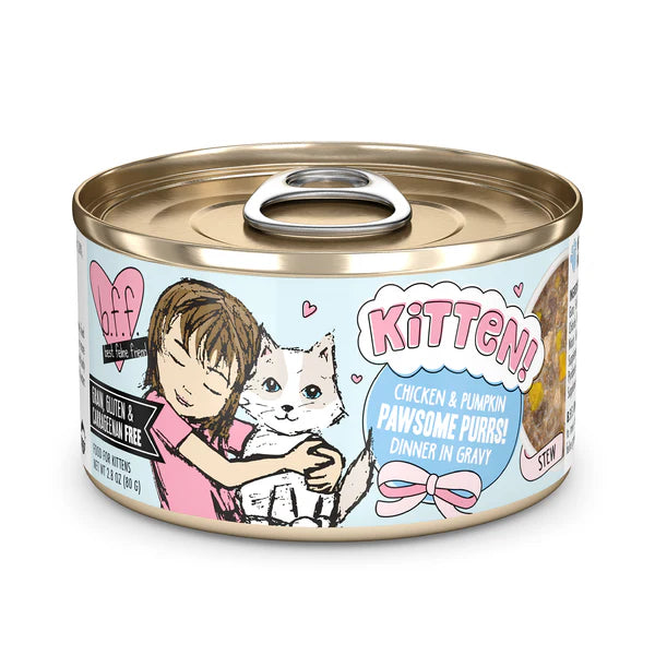 BFF Kitten Pawsome Purrs Grain Free Chicken and Pumpkin Wet Cat Food (2.8oz)