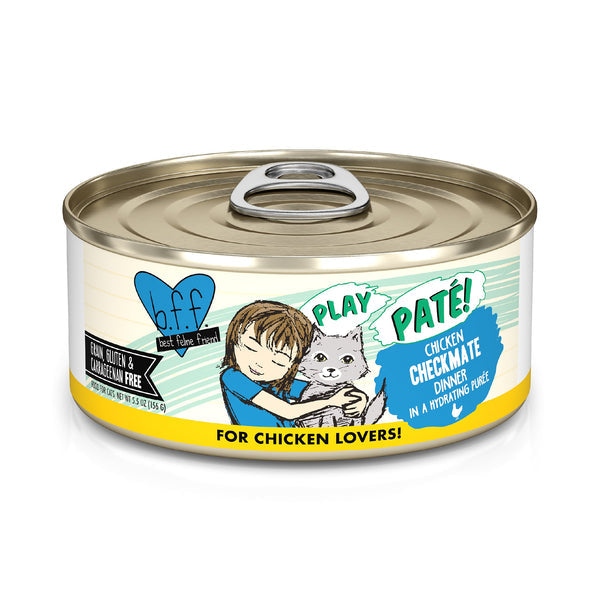BFF Play Paté Adult Checkmate Chicken Wet Cat Food (5.5oz)
