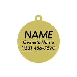 Rainbow Pet ID Tag